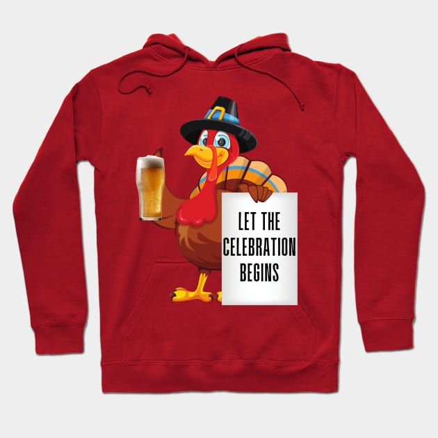 Let The Celebration Begins Hoodie by Jimmynice